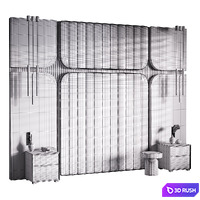 Decorative Wall panel 44 3D Model Corona
