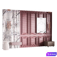 Decorative Wall panel 40 3D Model Corona