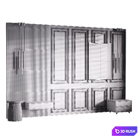 Decorative Wall panel 40 3D Model Corona