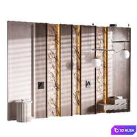 Decorative Wall panel 52 3D Model Corona
