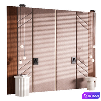Decorative Wall panel 50 3D Model Corona