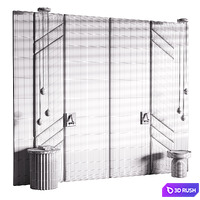 Decorative Wall panel 50 3D Model Corona