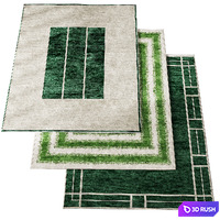Rugs collection interior by silk-avenue 27 3D Model Corona