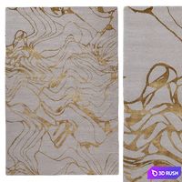 Flow Bronze 3D Model Vray, Corona