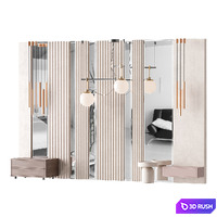 Decorative Wall panel 56 3D Model Corona
