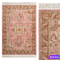 Floris Vintage Style Cotton Rug By La Redoute 3D Model Corona