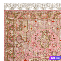 Floris Vintage Style Cotton Rug By La Redoute 3D Model Corona