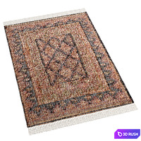 Mirta Kilim Jute Cotton Bedside Rug By La Redoute 3D Model Corona