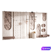 Decorative Wall panel 61 3D Model Corona