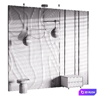 Decorative Wall panel 63 3D Model Corona