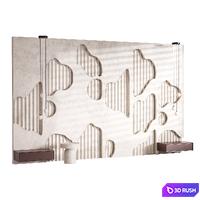 Decorative Wall panel 65 3D Model Corona