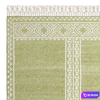 Verdala Flat Woven Wool Rug By La Redoute 3D Model Corona