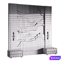 Decorative Wall panel 68 3D Model Corona