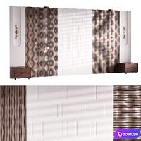 Decorative Wall panel 72 3D Model Corona