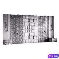 Decorative Wall panel 72 3D Model Corona