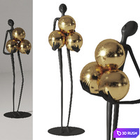 Ball huggin figure ornament from BOMAROLAN 3D Model Vray, Corona