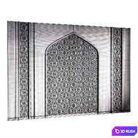 Decorative Wall panel 60 3D Model Corona
