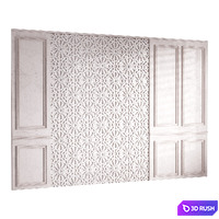 Decorative Wall panel 59 3D Model Corona