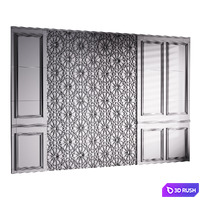 Decorative Wall panel 59 3D Model Corona