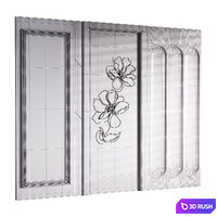 Decorative Wall panel 74 3D Model Corona