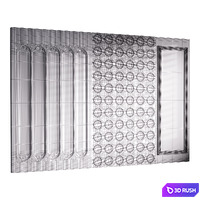 Decorative Wall panel 71 3D Model Corona