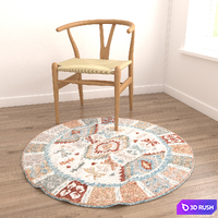 Rugs 3D Model Vray, Corona