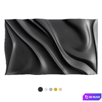 Wavy frame 3D Model Vray, Corona