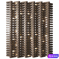 Wall Panel Decor 119 3D Model Vray, Corona