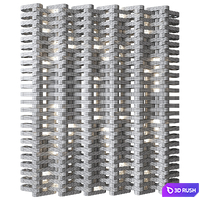 Wall Panel Decor 119 3D Model Vray, Corona