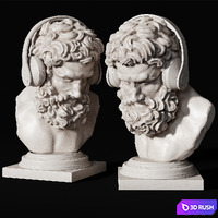Hercules 3D Model Vray, Corona