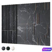 Decorative panels 2 3D Model Corona