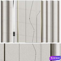 Wall panel 14 3D Model Corona