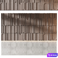 Wall panels | set 343 3D Model Corona