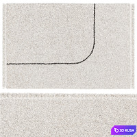 Nell graphic style rug from LA REDOUTE INTERIEURS 3D Model Corona