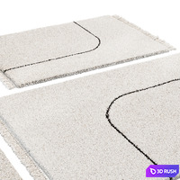 Nell graphic style rug from LA REDOUTE INTERIEURS 3D Model Corona
