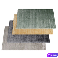 Viscose Rug Nela Light By Benuta 3D Model Corona