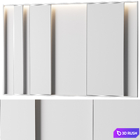 Wall panel 38 3D Model Corona