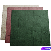 Rug set 038 3D Model Corona