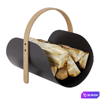 COOEE Woody Basket 3D Model Corona