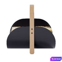 COOEE Woody Basket 3D Model Corona