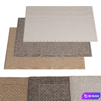 In- &amp; Outdoor Rug Naoto By Benuta 3D Model Corona
