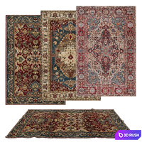 Rugs 3D Model Vray, Corona