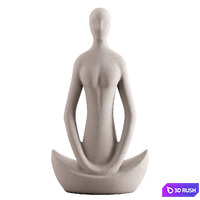 Decor table figure 3D Model Vray