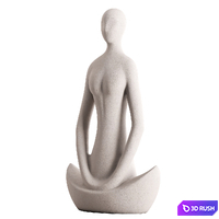 Decor table figure 3D Model Vray