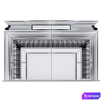 Fireplace euroclassic 3D Model Corona