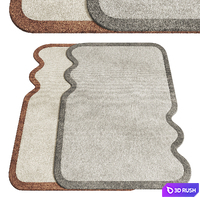 Minimalist carpet 3D Model Corona