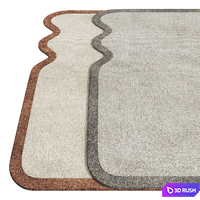 Minimalist carpet 3D Model Corona