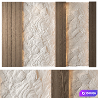 Wall Panel 04 3D Model Vray, Corona