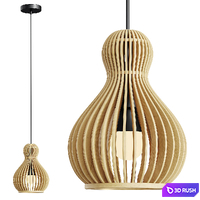 Pendant lamp Roots by maytoni 3D Model Corona