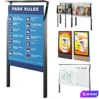 Street advertising information stands by mmcite 3D Model Vray, Corona